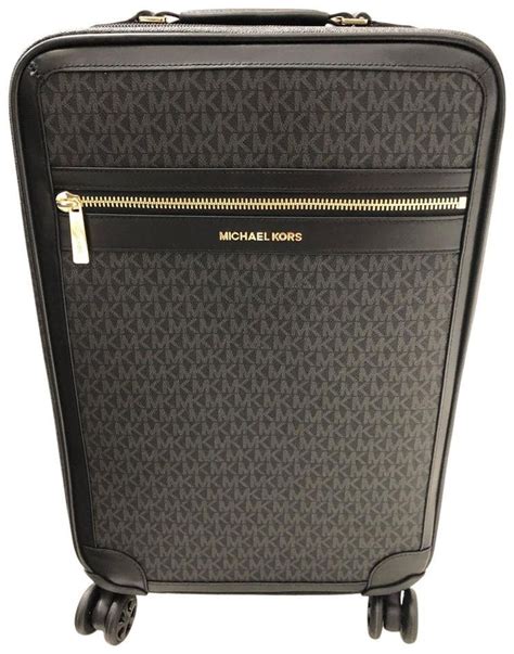 michael kors luggage tag black|Michael Kors suitcase outlet.